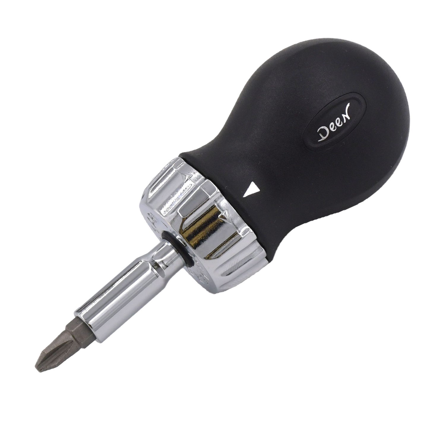 DEEN Ratcheting Stubby Bit Driver
