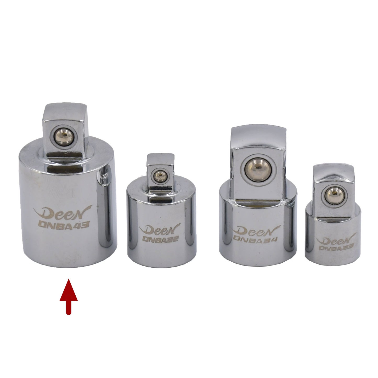 迪恩差込み角変換アダプター1/2sq→3/8sq