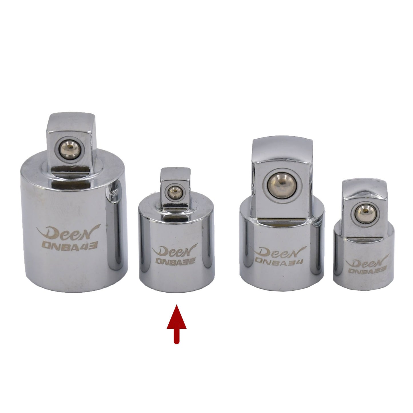 迪恩差込み角変換アダプター3/8sq→1/4sq