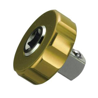 DEEN 1/4 Square→3/8 Square Quick Spinner Adapter (Gold)