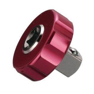 DEEN 1/4 Square→3/8 Square Quick Spinner Adapter (Red)
