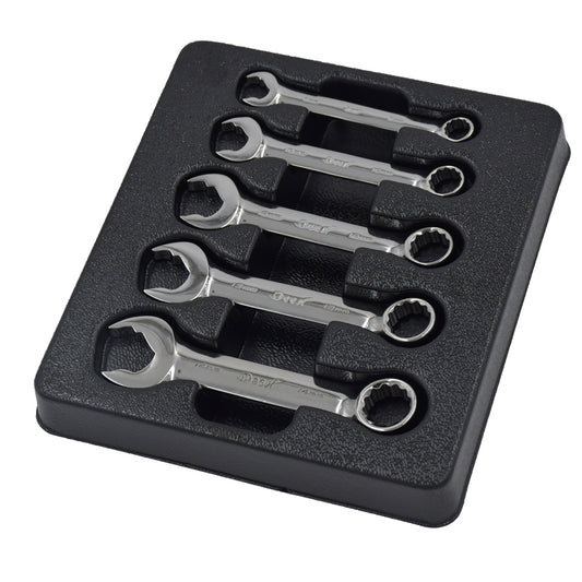 DEEN Stubby Quick Combination Wrench 5pc Set