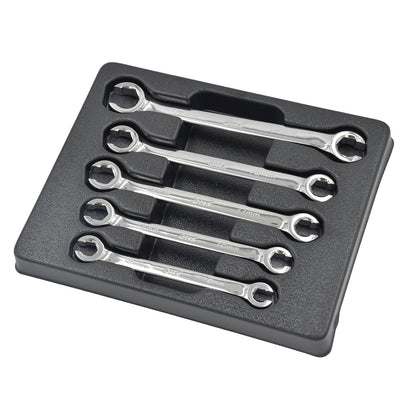 DEEN flare nut wrench(brake pipe wrench)5PC set