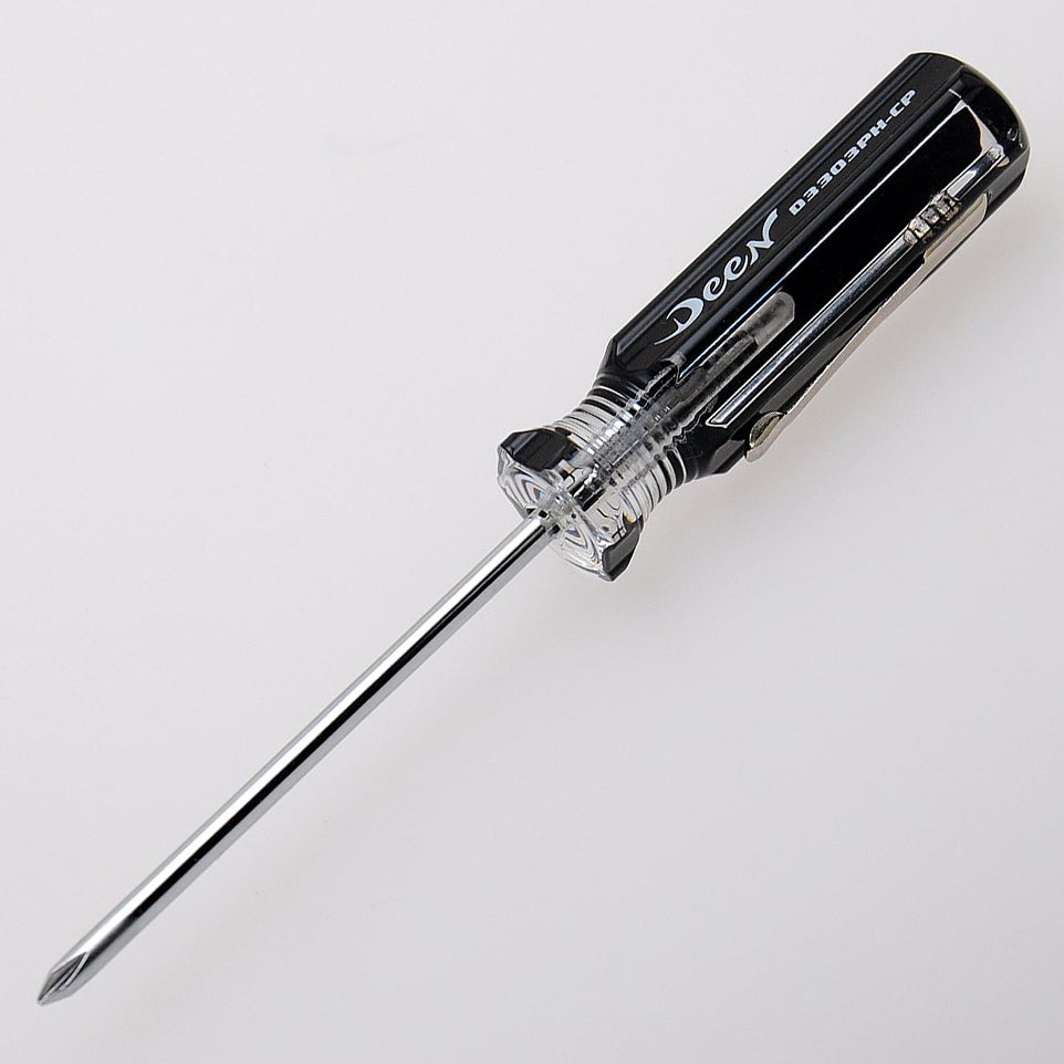 DEEN Cross Head Screwdriver with Pocket Clip (+00 size)